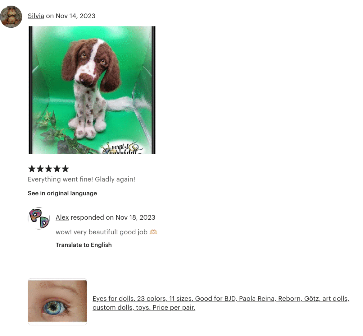 acrilyc eyes for dolls review 2