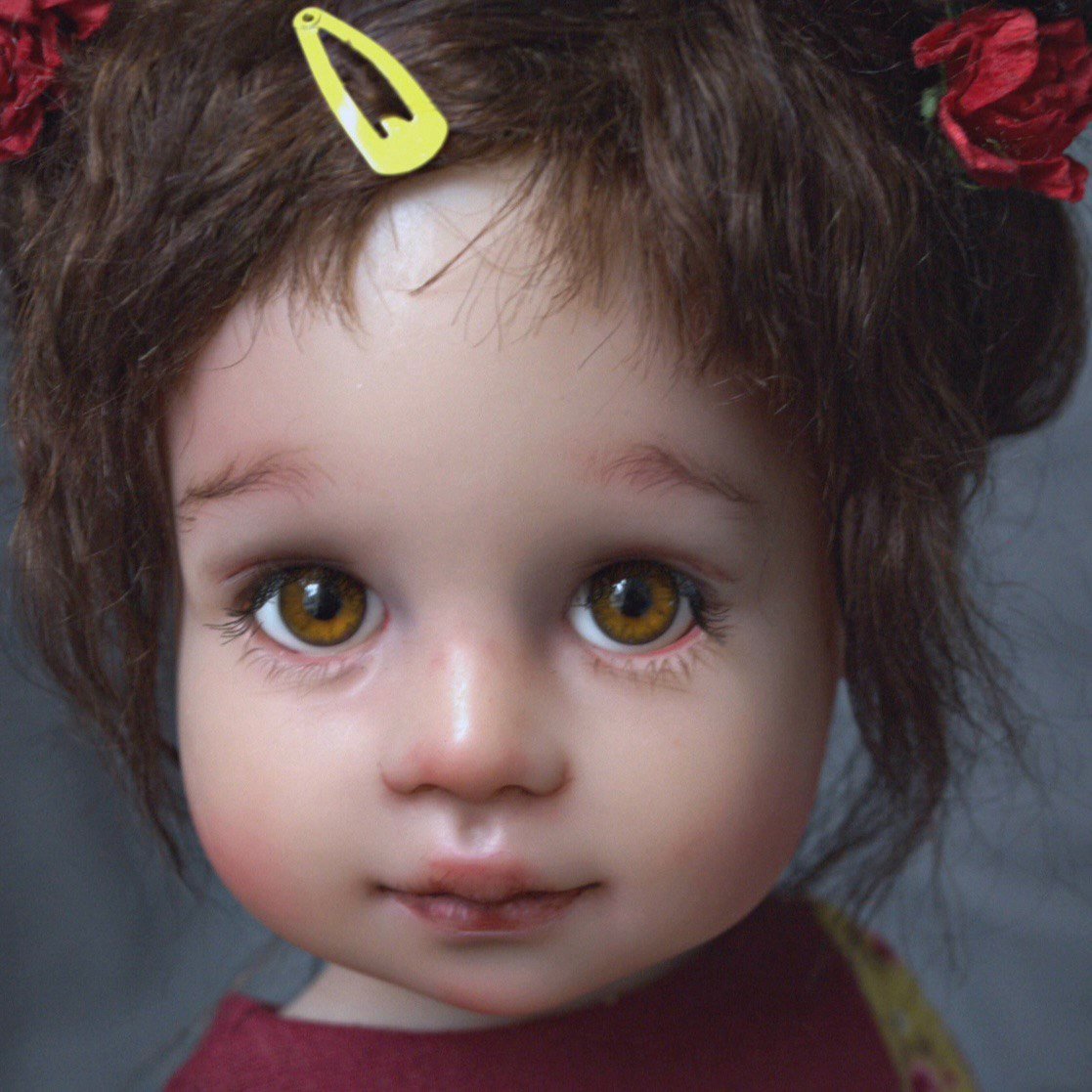 amber glass eyes for doll
