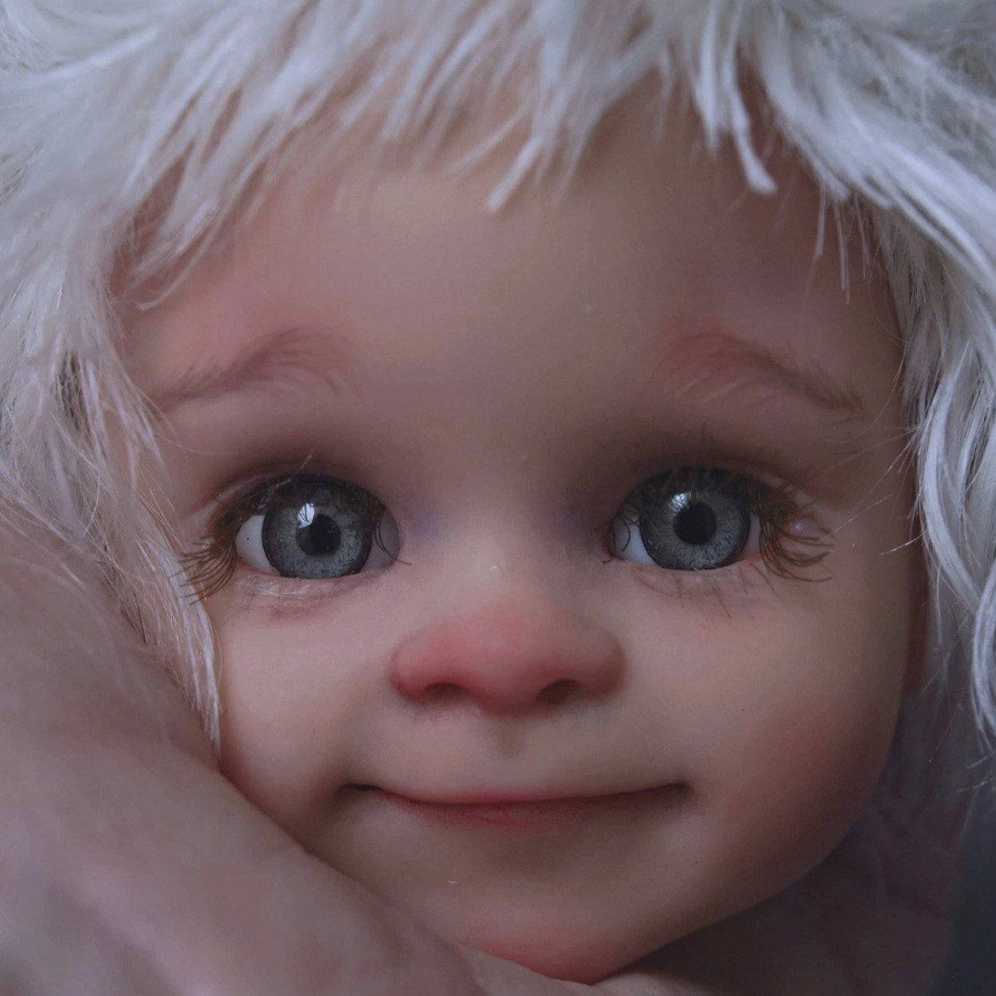 light gray doll glass eyes
