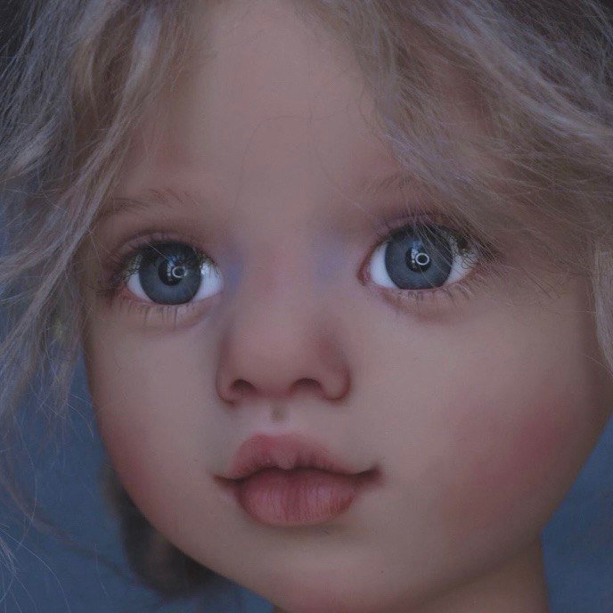 light gray glass eyes for doll